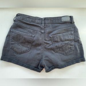 Aeropostale black high waisted denim shorts.